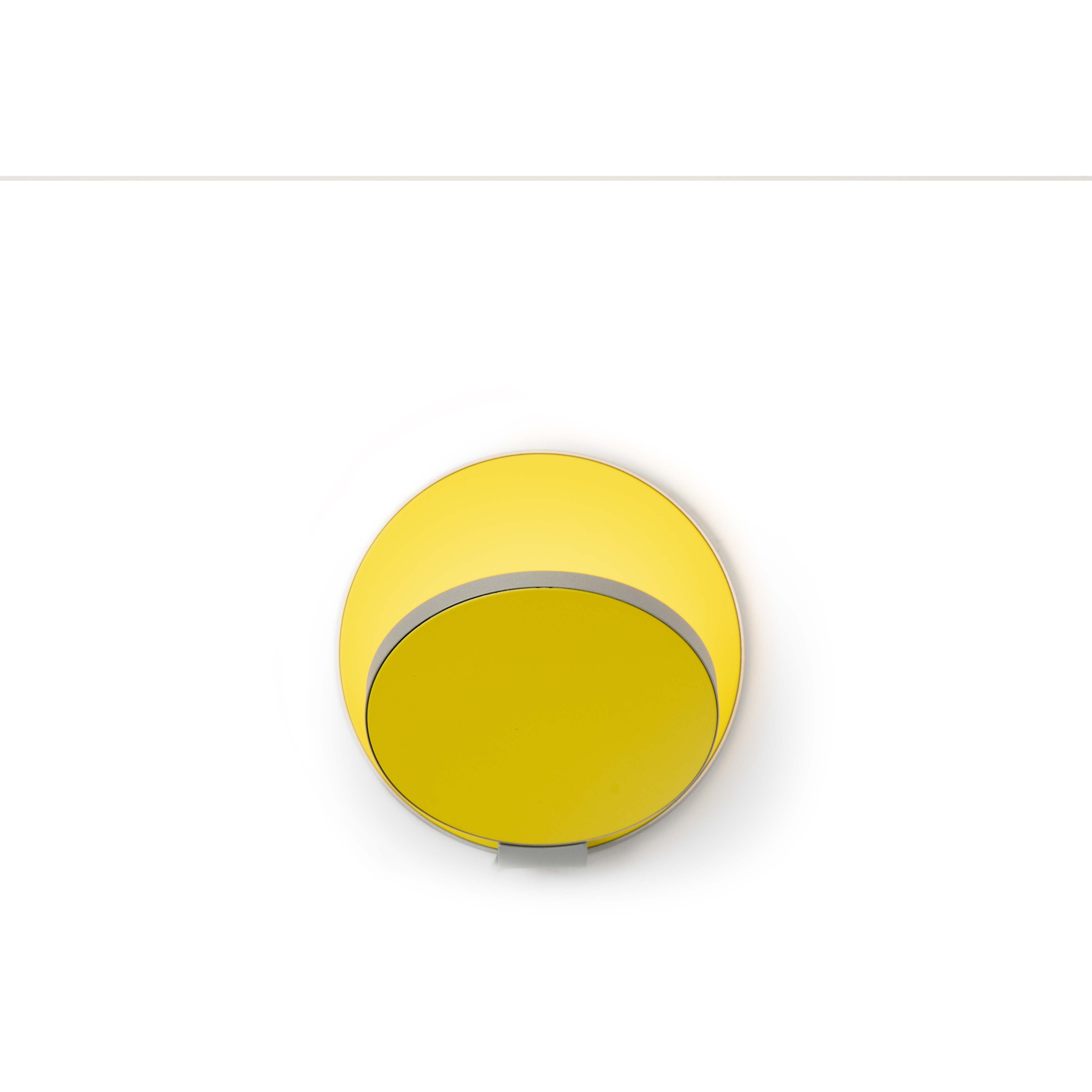 Gravy LED 4 inch Silver with Matte Yellow Wall Sconce Wall Light, Hardwire